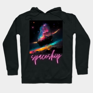 Spaceship Galleon Hoodie